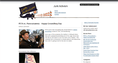 Desktop Screenshot of junkactivism.com